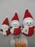 新新精艺 圣诞装饰用品雪人摆件3个装 儿童创意玩偶卡通毛绒公仔场景布置 实拍图