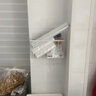 坤奉厨房冰箱磁吸置物架保鲜袋纸巾神器侧面夹缝调料品保鲜膜收纳架 白色-小号【经典粘钩款】 实拍图
