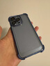 艾德加（Eddga） 适用苹果15promax手机壳气囊防摔全透明硅胶镜头全包围保护套亚克力高级感简约男女款外壳钛灰色 苹果15Promax 真气囊防摔-全透明+钢化膜 实拍图