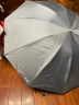 obsu日本不湿伞晴雨两用反向遮阳防晒折叠伞 灰色 不湿伞 实拍图