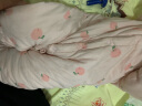 童泰婴儿秋冬衣服夹棉爬服0-1岁宝宝棉服连体衣哈衣 粉色苹果 80cm 实拍图