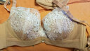 依曼丽小胸聚拢女士内衣胸罩调整侧收胸罩大码蕾丝边文胸上托收副乳 肤色 75B 实拍图