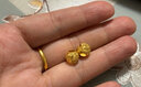 金小貅黄金转运珠999足金车花珠圆珠路路通吊坠项链挂坠手串DIY隔珠 1.04g,车花圆珠【多退少补】 实拍图