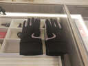 欧鹿雅顿手套男秋冬韩版保暖加绒加厚防风骑车触屏开车防滑防水男士手套 黑灰 均码弹力大 实拍图