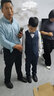 罗蒙儿童西装套装2025新款男童主持人花童中大童钢琴毕业演出服礼服狂 五件套 外套裤子马甲衬衫领结 150 实拍图