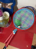 麦斯卡（Mesuca） 儿童羽毛球拍小孩初学训练亲子互动3-5-10岁大圆拍羽毛对拍套装 美队-对拍带拍套(3-10岁)2个球 实拍图
