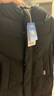 迷你巴拉儿童羽绒服加长加厚男女童防风保暖亲子儿童羽绒外套【防水透湿】 熊猫黑色 110 cm 实拍图