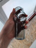 乐唯诗（NERVISHI）玻璃杯ins风孔雀浮雕带把马克杯冰美式咖啡拿铁杯早餐牛奶杯水杯 孔雀翎杯【原色玻璃】 300ml 1只 实拍图