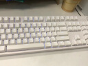 GANSS高斯GS87C/104C客制化机械键盘热插拔轴电竞游戏办公键盘背光电脑键盘 GS104C白色【白光】单模有线版 全键热插拔 KTT红轴 实拍图