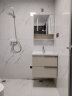 顾家家居（KUKA）浴室柜陶瓷一体盆卫浴洗脸手盆柜组合卫生间洗漱台奶油风G-06217 60智能|奶油风|美妆镜中灯 实拍图