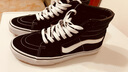 VANS范斯官方 经典款SK8-Hi经典款高街复古男鞋女鞋板鞋运动鞋 黑色 40.5 实拍图