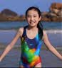 速比涛（Speedo）儿童泳衣经典竞速训练抗氯柔软贴合速干连体泳衣女童 海蓝/蓝 30 实拍图
