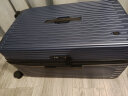 爱华仕行李箱男拉杆箱女大容量旅行箱28英寸三七开密码万向轮托运箱蓝色 实拍图