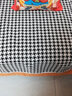 钟爱一生雪尼尔沙发垫套装四季沙发罩套巾全盖防滑千鸟格坐垫组合贵妃通用 千鸟格 黑白格 110cm*240cm 单片 实拍图