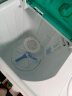 海尔（Haier）洗衣机半自动13.5公斤大容量双缸双桶家用洗脱分离强力洗涤双桶以旧换新 13.5公斤透明上盖+水电分离+动平衡防打桶 实拍图