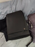 90分大容量商旅双肩包商务休闲运动背包电脑包男士电脑包黑色 黑色 15.6英寸 实拍图