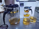 76台湾玻璃泡茶壶飘逸杯内胆过滤耐热耐高温玻璃茶壶茶具 BD-750配4杯+2杯 750ml 实拍图
