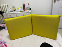 柴扉園（CHEERFUL GARDEN）柴扉园日式折叠椅懒人沙发座椅单人沙发椅床上靠背椅卧室飘窗座椅 001柠檬黄 小号83X39X7.5cm 实拍图