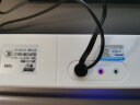 赛达（SADA） V-195音响电脑蓝牙音箱家用台式机长条多媒体喇叭笔记本手机桌面有线迷你影响 带麦克风白色 实拍图