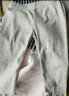 贝壳家族宝宝花边刺绣打底裤 夏装韩版新款女童儿童七分裤kz8750 白色 100cm 实拍图