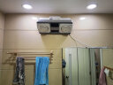 志高（CHIGO）壁挂式浴霸灯泡取暖挂墙灯暖挂壁卫生间浴室家用暖灯免打孔 遥控+触屏+白泡+漏电保护 实拍图