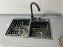 格卫森洗菜盆厨房水槽双槽304不锈钢洗碗槽洗菜池台下盆水池盆水池盆 圆形龙头套餐 纳米双槽-72*40cm 实拍图