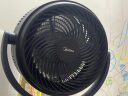 美的（Midea）【直流变频】99%净化除菌3D摇头空气循环扇家用落地扇台式柔风电风扇轻音节能桌面小风扇 GDG24ZR 实拍图