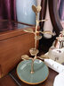 Harbor House黄铜家居装饰品梳妆台耳环手链首饰收纳托盘七夕情人节礼物Noble 金色/绿色 实拍图