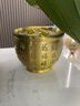 加仕高黄铜米缸聚财百福铜缸百福缸工艺品座面摆件聚宝盆兔年吉祥聚钱罐 大号百福缸贈10个金元宝 实拍图