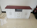 孝鼎（XIAO DING）电视柜落地2025新款客厅实木电视机柜组合现代简约小户型卧室储藏 苹果红+乳白色 200*40*70cm四门2抽 实拍图