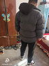 NASALIKE官方棉服男冬季保暖假两件连帽棉衣羽面包绒服男士防寒外套棉袄子 灰色 3XL （建议150-165斤） 实拍图