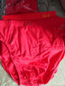 健将红内裤男马年本命年内裤男士三角裤2条透气柔软祥云大红男式裤 竹纤维- 2条 XL (170/90) 实拍图