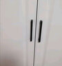 卡贝（cobbe）衣柜门拉手橱柜抽屉拉手黑色现代简约新款隐形门把手家具五金配件 LS307款-128孔距-黑色 实拍图