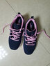 SKECHERS斯凯奇女鞋简约纯色运动鞋 轻质透气减震软底休闲鞋 12615/NVPK 蓝色/粉色 35 实拍图