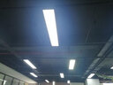 真有材 LED长条灯办公室工业长方形工程平板吊线灯商场超市店铺健身房灯 黑框白光0.6米*7厘米-18瓦 实拍图