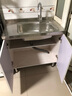 艾维曼简易餐边柜橱柜租房用不锈钢厨柜柜子灶台柜家用厨房餐边柜定制 定制其他尺寸 白色门 实拍图