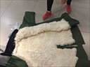 惜暖【假一赔十】羊皮军棉大衣男冬加厚保暖皮毛一体长款东北羊毛棉袄 军绿一体款【进口长羊毛】 小号【130斤以下】精选皮毛 实拍图