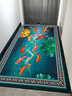 星晚入户进门口3D地垫玄关客厅防滑耐脏毯子免洗蹭灰踩脚垫可裁剪定制 3D玄关-九鱼送财 120*160cm 实拍图