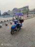 馨颜电动车雨棚防晒太阳伞挡风罩挡雨棚电瓶车遮阳伞踏板车车棚 全遮光青色女孩 实拍图