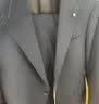 威可多（VICUTU）【小蓝西二代】男士西装商务正装礼服外套新郎伴郎结婚西服 西服185C或西裤102 均码 黑色上衣（1代） (尺码以上面为准) 实拍图