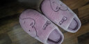 家怡保暖棉拖鞋舒适轻便毛绒厚底户外居家棉鞋紫色38-39YLS812 实拍图