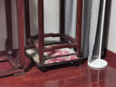 冠乐家 花盆底座木制移动托盘带滚轮万向轮移动托盘花架 加厚碳化防腐木质移动花托 正方形边长30 实拍图
