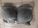 安莉芳【列维斯蕾丝】安莉芳小胸厚杯聚拢文胸女收副乳内衣礼物 绿色GRN 75A 实拍图