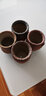 仟尚亿老庄陶瓷花盆高盆法师老桩肉肉创意复古个性室内粗陶多肉植物花盆 GJ大口径盆组合4个-001 中等 实拍图