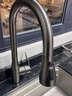 华艺卫浴厨房龙头厨房水龙头冷热不锈钢抽拉式水槽洗菜盆水龙头 时尚天鹅颈枪灰-三功能抽拉 实拍图