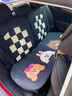 潮九玩五汽车坐垫夏季四季通用单片主驾驶车内座椅垫车载后排座垫夏季座套 趴姿组合后座【单片】 实拍图