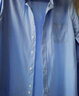 罗蒙（ROMON）纯棉牛津纺长袖衬衫男士休闲纯色上衣春秋款中青年商务修身衬衣男 1021蓝色 43 实拍图