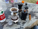 CAFE RHYME臻航 可水洗手摇磨豆机 粗细可调 手动咖啡豆研磨机 手磨咖啡机 磨豆机+滤网+分享壶+手冲壶 实拍图