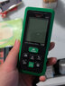 德力西电气充电语音激光测距仪 红外线电子水平泡测距仪电子尺家用量房仪 70米 绿光 锂电语音 室内外通用 实拍图