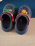 LATE TIME儿童拖鞋夏男童女童1-3岁可爱卡通软底防滑防撞婴幼儿宝宝洞洞鞋 藏青【狮子鳄鱼】 17 cm内长【适合约3.5-4.5岁】 实拍图